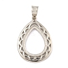 925 Sterling Silver Pendant Setting with Prongs Mounting STER-B005-29P-1