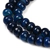 Dyed Natural Agate Beads Strands G-U030-A01-01-4