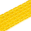 Transparent Glass Beads Strands GLAA-T028-14T-02-1