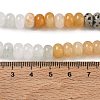 Natural Red Jasper & Tiger Eye & Blue Spot Jasper & Dalmatian Jasper & Topaz Jade & Tianshan Cui Quartzite Beads Strands GG-CBA9281-A08-5x8mm-6