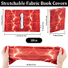 Elastic Fibre Book Covers AJEW-WH20020-032C-2