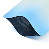 Two Tone Rectangle Plastic Zip Lock Gift Bags OPP-C003-01B-02-3