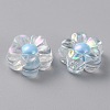 Transparent Acrylic Beads OACR-WH0032-13E-2