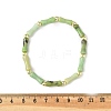 Natural Australia Jade/Chrysoprase Beads Stretch Bracelets for Men Women BJEW-L171-03B-5