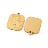 Ion Plating(IP) 304 Stainless Steel Pendants STAS-S135-11G-2