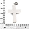 Jesus Theme 304 Stainless Steel Pendants STAS-D387-01C-P-3