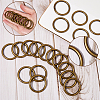 40Pcs Iron Quick Link Connectors FIND-SP0002-81C-AB-6