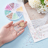 80G 8 Colors Glass Seed Beads GLAA-GO0001-20B-3