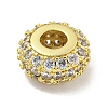 Rack Rack Plating Brass Micro Pave Cubic Zirconia Beads KK-B091-03-2