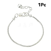 1Pc Brass European Style Bracelet Making MAK-YW0001-18-1
