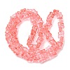 Transparent Glass Beads Strands GL-CBAAE04-01H-4