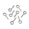 Tarnish Resistant 304 Stainless Steel Screw Eye Pin Peg Bails STAS-L234-165A-P-5