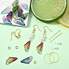 DIY Insects Wing Earring Making Kits DIY-YW0016-15-5