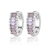 Cubic Zirconia Hoop Earrings DI7487-04-1