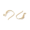 Rack Plating Brass Micro Pave Cubic Zirconia Earring Hooks KK-D083-14G-2