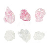 10Pcs 2 Colors Electroplated Natural Druzy Agate Beads G-TA0003-03-2