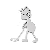 304 Stainless Steel Pendants STAS-U041-01P-1