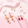 20Pcs 304 Stainless Steel Stud Earrings Findings STAS-UN0059-11-2