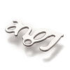 Non-Tarnish 201 Stainless Steel Charms STAS-C017-07P-3