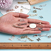 Craftdady 72pcs 6 Sets 6 Style Alloy Pendants FIND-CD0001-10-18