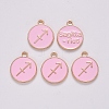 Alloy Enamel Pendants LS-X-ENAM-S124-01B-09F-2