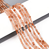 Natural Red Aventurine Beads Strands G-T143-08-1