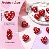 10Pcs Baking Paint Glass Beads GLAA-CJ0002-96-2