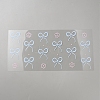 PET Plastic Picture Stickers STIC-WH0816-009A-1