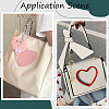 18Pcs 3 Colors Alloy Keychain Clasps KEYC-SC0001-73-4