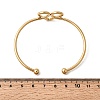 304 Stainless Steel Cuff Bangles for Women BJEW-Z150-02G-01-5