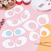 6 Styles 6 Pair Acrylic Craft Eye DOLL-BC0001-01B-4