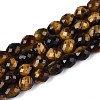 Natural Tiger Eye Beads Strands G-T142-78-4