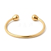 304 Stainless Steel Cuff Bangles BJEW-P387-02G-4