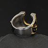 304 Stainless Steel Micro Pave Cubic Zirconia Finger Rings FS-WG5ACE0-02-3
