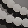 Natural White Jade Round Beads Strands G-G735-08F-6mm-3