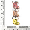 Christmas Printed Acrylic Big Pendants MACR-F086-03C-3