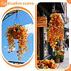 4Pcs Plastic Artificial Violet Vine for Wedding Decoration DIY-WR0005-32D-5