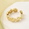 Brass Cuff Rings for Women RJEW-H262-06A-G-3