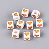 Opaque Acrylic European Beads OPDL-S078-08-1
