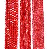 Electroplate Glass Beads Strands EGLA-A044-P1mm-B22-2