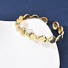 Brass Cuff Bangles for Women BJEW-C140-29G-3