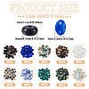 300Pcs 10 Styles Natural & Synthetic Mixed Stone Beads G-TA0003-01-4