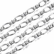 Tarnish Resistant 304 Stainless Steel Oval Link Chains CHS-S008-003P