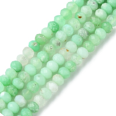 Natural Chrysoprase Beads Strands G-F748-X02-1