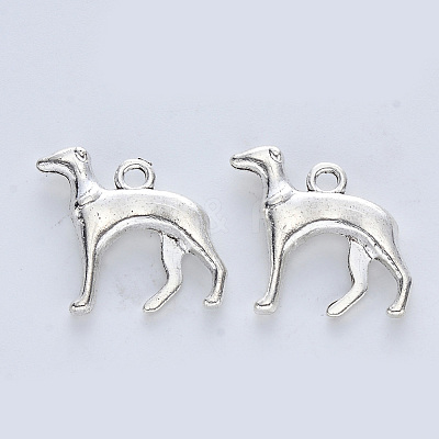 Tibetan Style Alloy Pendants X-TIBE-R316-013AS-RS-1