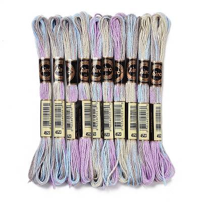 10 Skeins 6-Ply Polyester Embroidery Floss OCOR-K006-A01-1