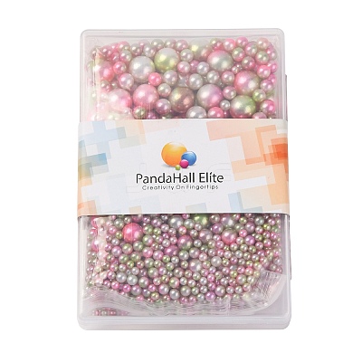 Imitation Pearl Acrylic Beads OACR-PH0001-06A-WH-1