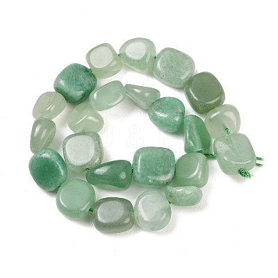 Natural Green Aventurine Beads Strands G-K395-B04-02-1
