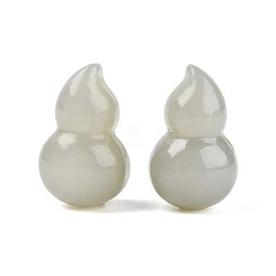 Natural Hetian Jade Gourd Display Decorations G-N371-03-1
