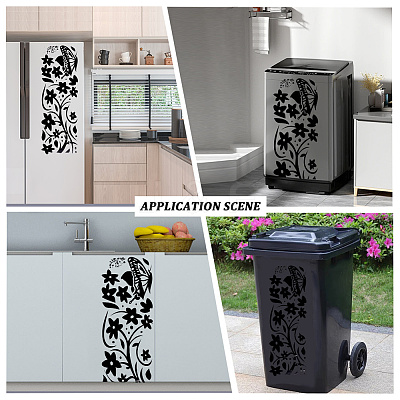 PVC Adhesive Waterproof Stickers Self-Adhesive Stickers DIY-WH20001-33A-1